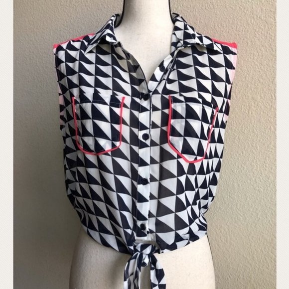 ‼️3 for $15‼️ FRONT KNOT CASUAL BLOUSE TOP - Picture 1 of 5